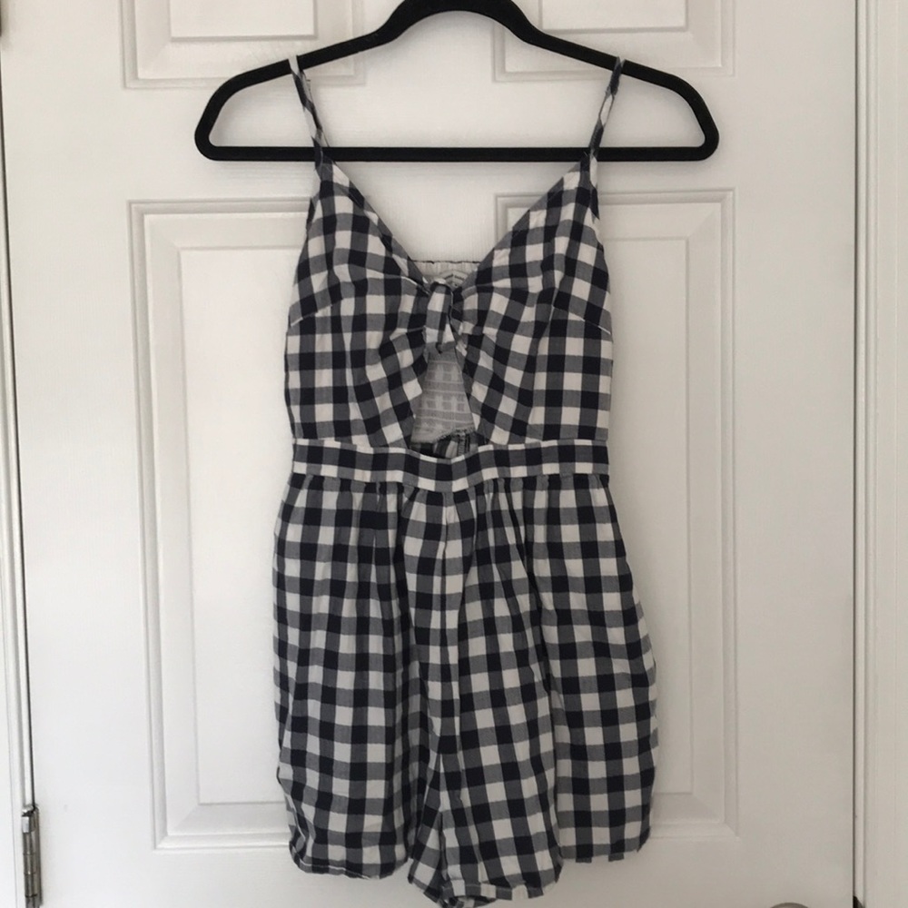 AEO Checkered Romper